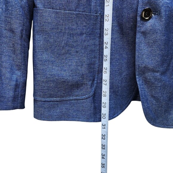 Grace Karin Mens Size Large Blue Blazer Jacket With Pockets & Lining New - Picture 7 of 9